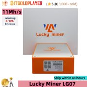 Lucky Miner LG07 Litecoin Dogecoin Miner 11MH/S LTC & Doge Miner Scrypt ASIC Miner WiFi 2.4GHz Crypto Mining Machine Silent for Home Mining