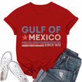 thumbnail image 1 of Gulf of Mexico Shirt: Celebrate the Beauty of the Coast Red 3X, 1 of 7