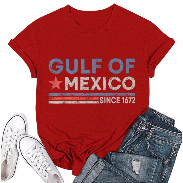 Gulf of Mexico Shirt: Celebrate the Beauty of the Coast Red 3X