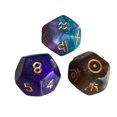 thumbnail image 2 of 3x Dados Poliédricos Acrílicos Juegos Familiares Juego de Dados de Juego de Rol para Adultos Cielo Estrellado+3x Dados Poliédricos Acrílicos Juegos Fa Baoblaze Dados poliédricos, 2 of 8