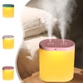 thumbnail image 1 of Fiudx Humidificador para Dormitorio, Tanque de Agua de 500 Ml, Tres Velocidades Ajustables, Difusor de Aromaterapia, Luz Nocturna Led, Vapor Frío para Aliviar La Piel Seca, Ideal para Bebés y Adultos, 1 of 7