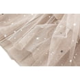 thumbnail image 4 of JMSUN Women’s Midi Tulle Skirt Elastic Waist 3 Layered Mesh Formal Prom Party Tutu Skirt A Line, 4 of 5