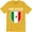 Gold, variant on Mexico Flag Fashion Country Souvenir Gift Pride logo Women's Tee Shirt