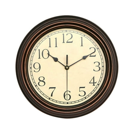 GETAJGHSD Copper Clock Wall Clock Plastic 1Pack