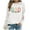 White, variant on XINXIAOO Women Sweatshirt Womens Long Sleeve Sweatshirt Oversized Pullover for Women Green Plain Crewneck Sweatshirt Women's Fall Sweatshirt Casual Clothes