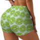 thumbnail image 1 of Fotbe Green Lemon Slices Shorts Sin Costuras – Shorts Deportivos de Cintura Alta para Mujer, Elásticos para Gimnasio, Yoga, Running o Ciclismo-Large, 1 of 8