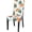 Pattern 15, variant on Dining Room Chair Covers Set of 6,Orange Flowers and Leaves Chair Slipcovers Polyester Washable Chair Covers Protector for Hotel Living Room Kitchen (Enjoy Life,6 Pack)