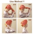 thumbnail image 3 of LCXmlly Hair Drying Hat LED Alarm Clock Full Frequency Display Brightness Control Realtime Temperature Mirror (1 Piece), 3 of 6