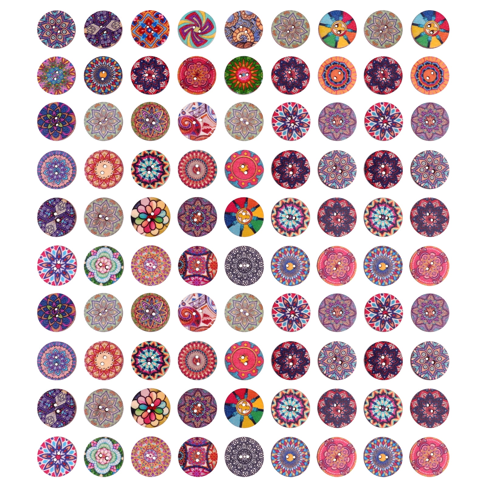 Frcolor Buttons Sewingflower Wood Diy Buttons Button Sewing Crafts