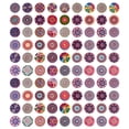 thumbnail image 1 of MasteelfCA Round Shaped Painted Buttons Flower Buttons Vintage Wooden Buttons Accessories, 1 of 7