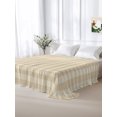 thumbnail image 6 of Full Flat Sheet Only Farm Beige Buffalo Checker Soft Microfiber Cooling Bedding Sheets Rustic Stripe Plaid Gingham Flat Bed Sheet for Hotel,Home Decor, 6 of 9