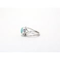 thumbnail image 4 of Heaven Crafts Genuine Amazonite Ring 925 Sterling Silver Handmade Designer Jewelry Boho Ring For Women, 4 of 5