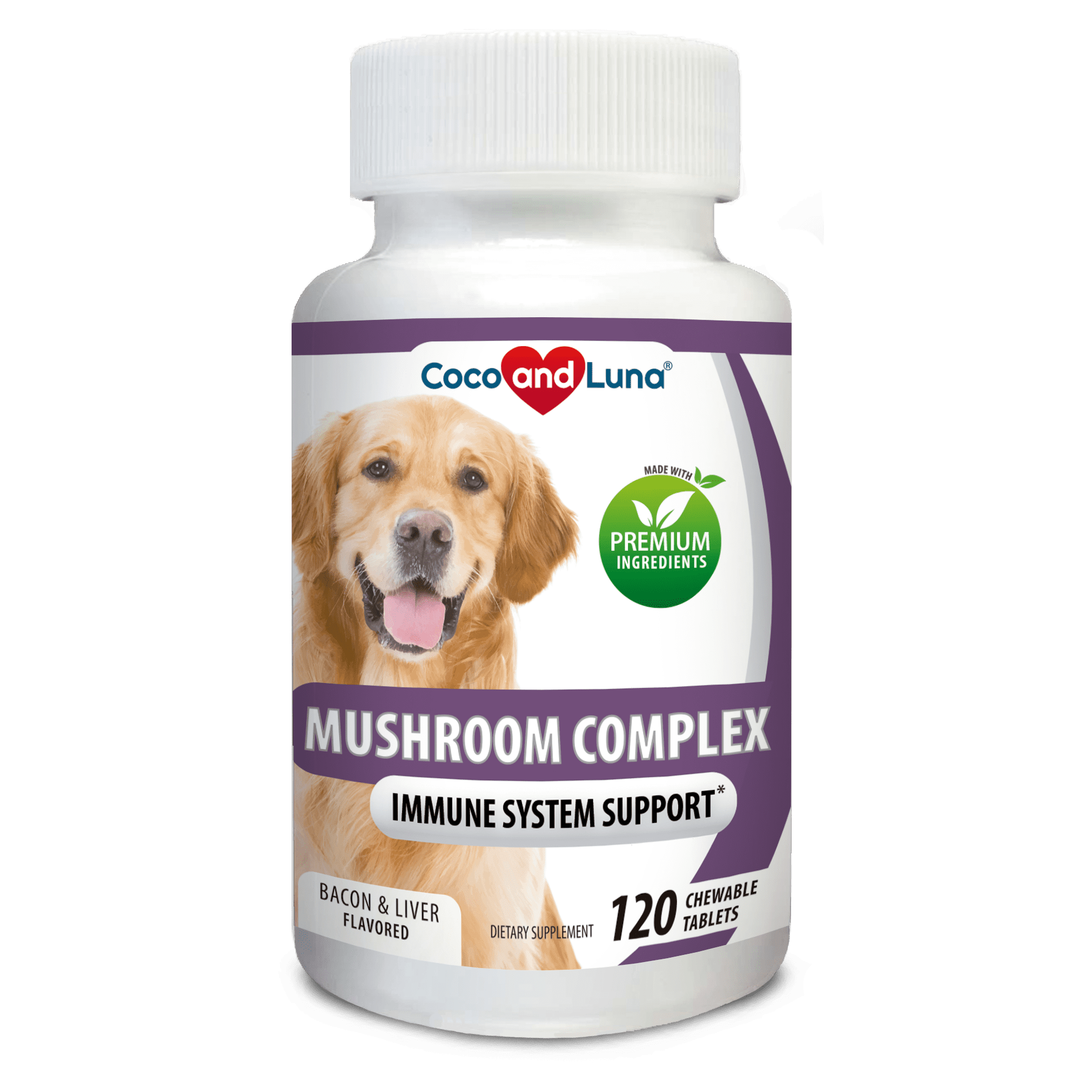 Mushroom Complex for Dogs Immune Support for Dogs With Turkey Tail