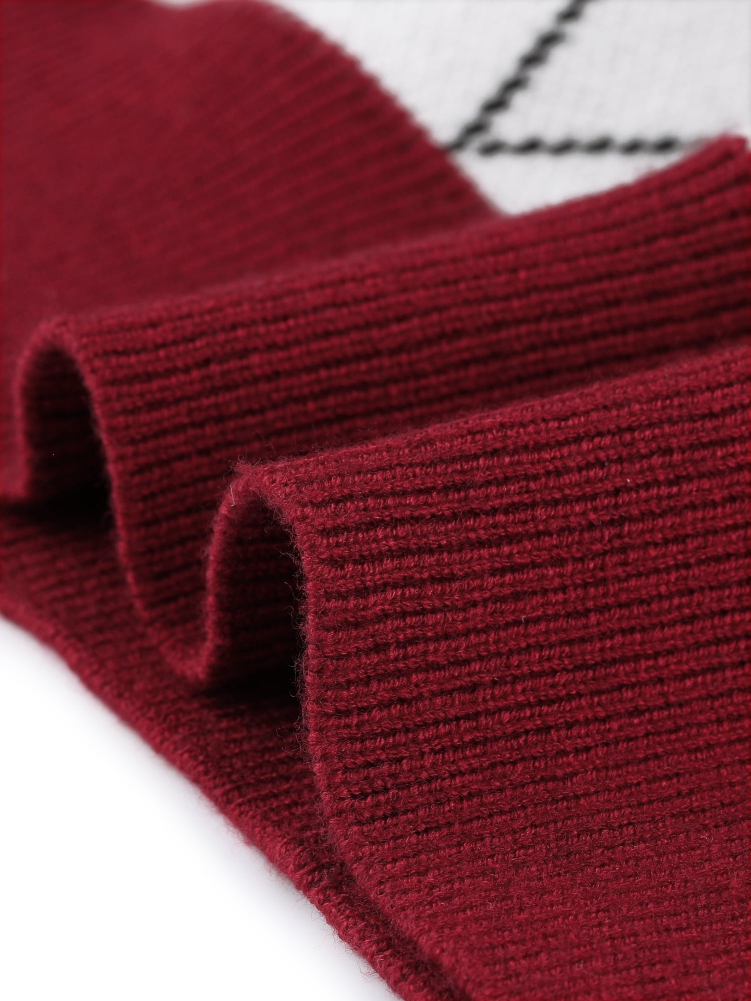 DARING DIVA Women's Plus Size Cable Knit Sleeveless Pullover Sweater Vests 1X Burgundy