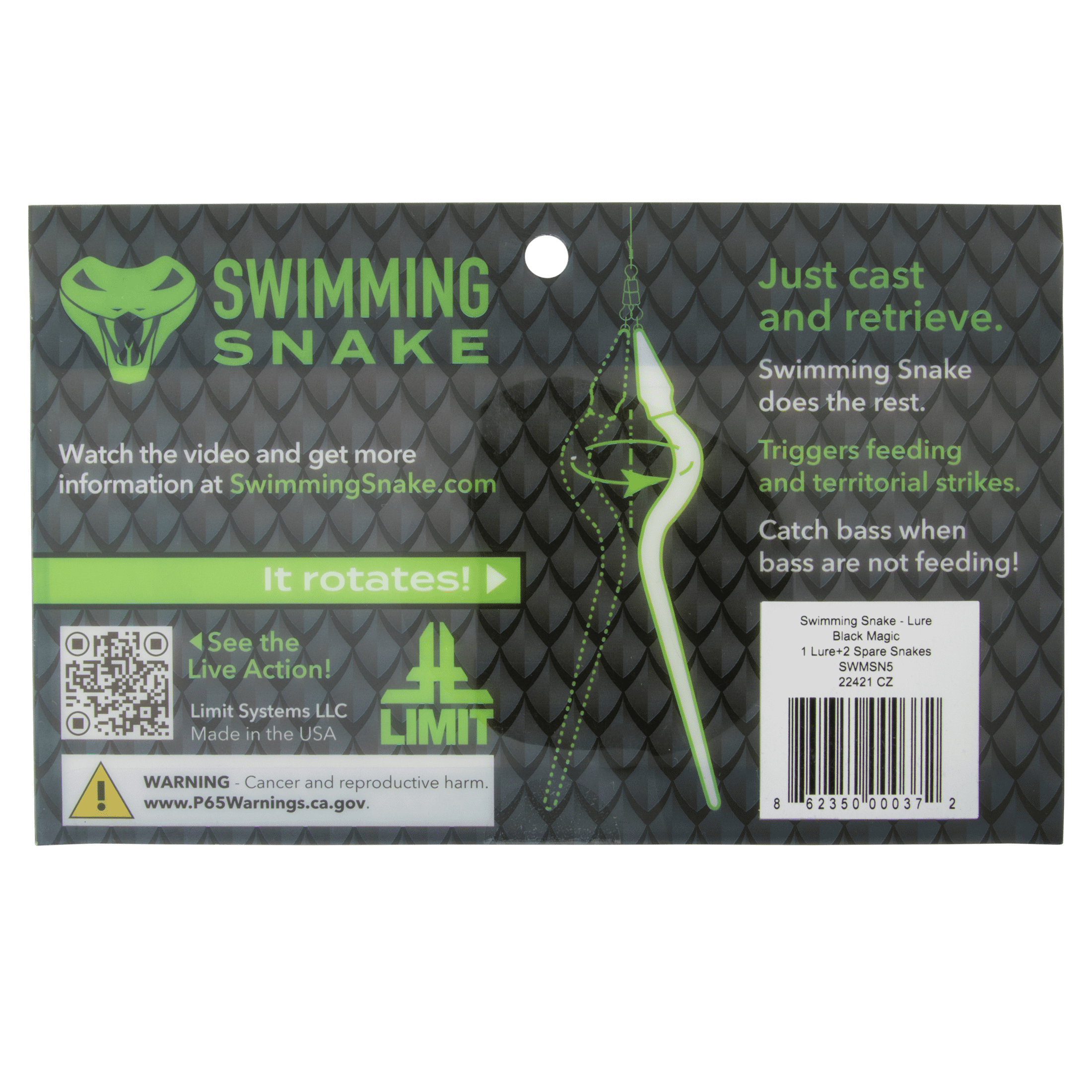 Swimming Snake Black Magic