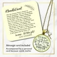 thumbnail image 2 of Give Thanks Gutsy Goodness Bronze Necklace Lord Good Psalm Female Adult Metal Jewelry, 2 of 8
