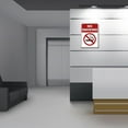 thumbnail image 5 of ADA CENTRAL SIGNS - No Smoking Sign with Red Banner - ADA Compliant Digitally Printed Text Wall Sign - Smoke-Free Area, No Smoking Allowed Signs for Office, Business, Restaurant - Vinyl 7” x 5”, 5 of 7