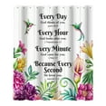 thumbnail image 2 of Valentines Day Decorations Shower Curtain Winter Snowman Bathroom Decor Xmas Tree Holiday Bathroom Curtain with 12 Hooks 72"X72" Shower Curtain*1, 2 of 6