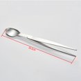 thumbnail image 4 of Cuchara de Degustación Gloria Cuchara Degustación Acero Inoxidable de doble función para aperitivo de Degustación de pastel de té, 4 of 8