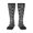 3 Black, variant on Knee High Socks for Women Peace Scissors Comb Pattern Long Tube Sock Uniform Socks
