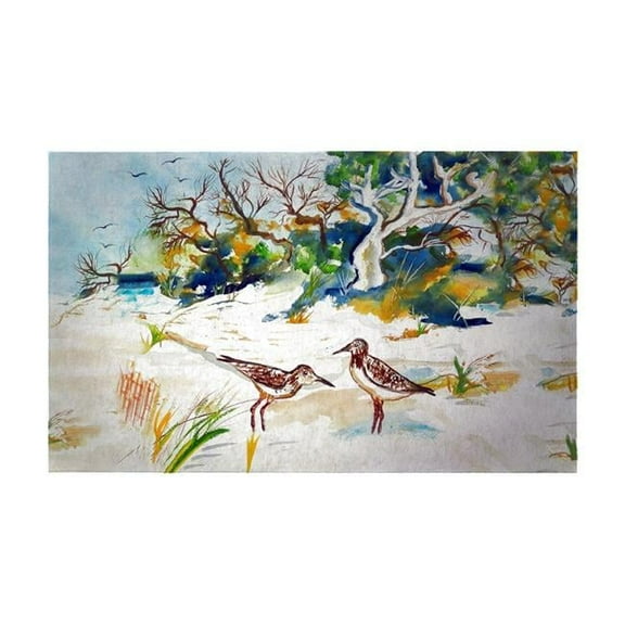 30 x 50 in. Trees & Beach Door Mat - Large