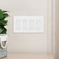 thumbnail image 4 of TABLZONE Wall Outlet Organizer Double Switch Plate Covers Modern Minimalist 1Pcs, 4 of 8