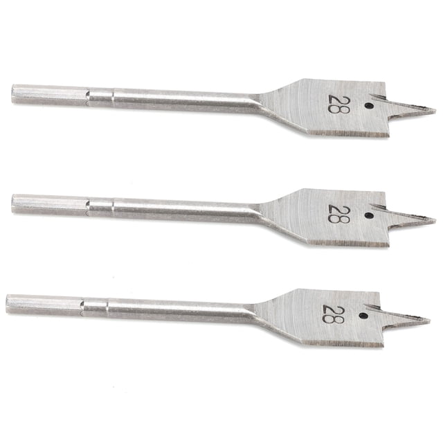 Brocas planas para madera, 3 piezas Brocas planas para madera Brocas planas para carpintería Características principales de la clase