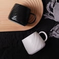 thumbnail image 4 of 16 oz Coffee Cup, Ceramic, Durable, Dishwasher & Microwave Safe, Black, 4 of 6