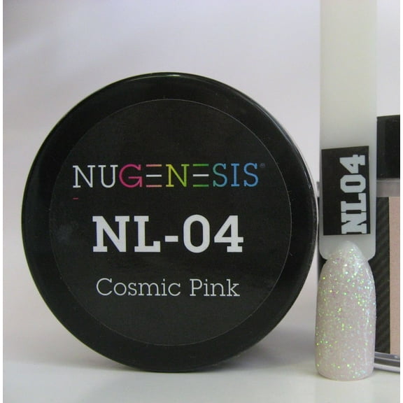 NUGENESIS Nail Color Dip Dipping Powder 1.5oz/jar - NL04 COSMIC PINK
