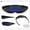 Black Purple Mirror, variant on Mirror Lens Monolens Cyclops Robotic Futuristic Sunglasses
