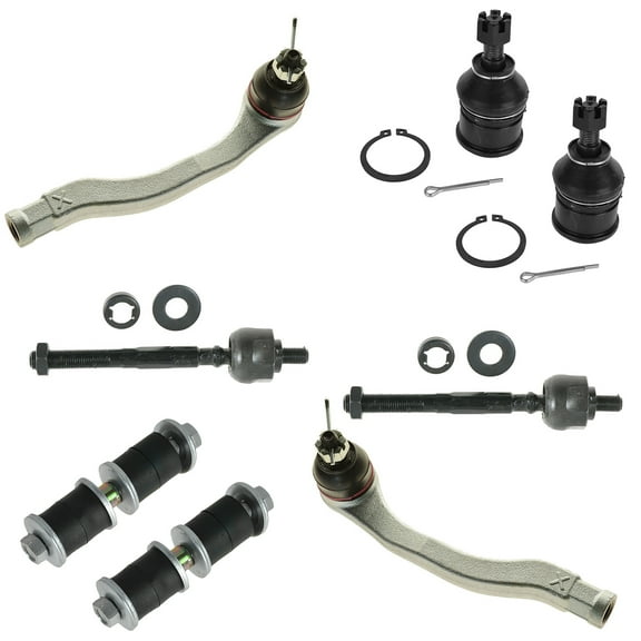 TRQ Ball Joint Sway Bar Link Tie Rod Ends Kit Set for 96-00 Honda Civic New PSA58845