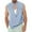 ZBlue2, variant on Mens Casual Button Down Shirts Summer Solid Color Hooded Sleeveless Hawaii Tops Activewear