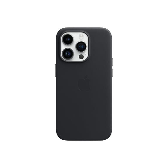 Open Box Apple iPhone 14 Pro Leather Case with MagSafe, Midnight