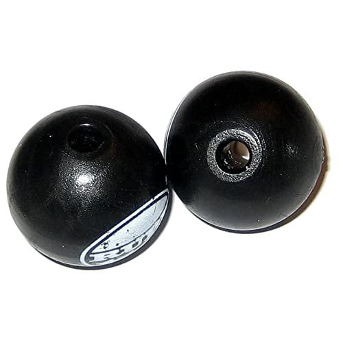 Set of 2 Black Rupp Custom Halyard Line Stop 2"