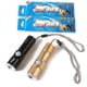 thumbnail image 3 of Compact Rechargeable Mini Flashlight Golden Ultra Bright Torch Long-range Illumination 1Set For Friends Outdoor Adventures, 3 of 4