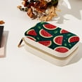 thumbnail image 7 of Watermelon Velvet Portable Storage Box with Removable Compartment: Display Case, Jewelry Box, and Jewelry Stand - Gift, 7 of 7