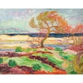 thumbnail image 2 of Jean Peské 24x20 Gold Ornate Framed and Double Matted Museum Art Print Titled - Midi Landscape, 2 of 4
