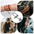 thumbnail image 2 of Hebilla de Pulsera de Paracord Uxcell [4PCS] - Hebilla de Metal Ajustable en Forma de U para Pulseras y Cinturones [Cabeza Plana Plateada], 2 of 6