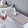 thumbnail image 7 of Kdxio Hand Drawn Strawberry Pattern Non-Slip Diatom Mud Faucet Drain Pad,Self Absorbent Mat for Kitchen Sink for Variety Kitchen & Bathroom Countertops, 7 of 7