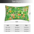 thumbnail image 2 of Pofeuu St Patrick's Day6 Print Polyester Microfiber Plush Pillowcases, Super Soft and Cozy Pillow Case Covers with Envelop Closure（Pillow core not included）-20"x30", 2 of 6