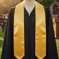 thumbnail image 7 of Graduation Stole Plain Soft Sash Unisex Graduation Stole Scarf For College Graduate Photograph Ceremony, 7 of 7