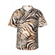 thumbnail image 1 of Fotbe Watercolor Zebra Camisa Hawaiana para Hombre Unisex – Camisa Casual de Verano con Botones de Manga Corta de Algodón y Lino,Large, 1 of 7
