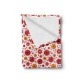 thumbnail image 2 of Gerber Daisy Soft Flannel Fleece Throw Blanket, Flowers and Petals of Gerbera in Warm Colors Natural Ornament, Cozy Plush for Indoor and Outdoor Use, 50" x 70", Vermilion Orange, by Ambesonne, 2 of 6