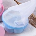 thumbnail image 3 of CSChome Hair Filters Hair Catchers 2 Pcs Convenient Cone Design Lightweight Laundry Vortex Principle Plum Shape Mesh, 3 of 6