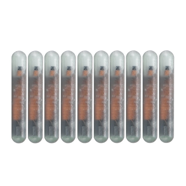 10 Uds. Chip de tubo de vidrio con etiqueta Animal de 1,4mm, gestión de identificación de mascotas ligera, implantación Simple