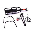 thumbnail image 3 of VARUN Semi-Quick Release Adjustable Bicycle Cargo Rack Bicycle Back Bicycle Luggage Rack Maximum Load 110 lbs Black, 3 of 7