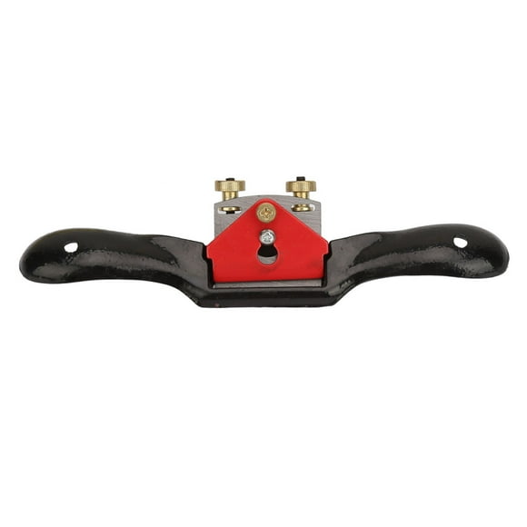 Plane Spokeshave, Woodworking Black + Red 10 Inch Hand Planer, Curved Planing For Planing Round