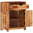 thumbnail image 3 of vidaXL Sideboard 23"x13.8"x29.7" Solid Wood Acacia, 3 of 11