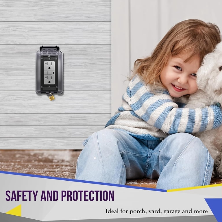 Enerlites Weatherproof Outdoor Outlet Cover, 1-Gang photo 2