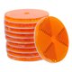 thumbnail image 1 of BESTYASH 10Ud Reflectores Para Entrada Redondos En Amarillo Para Uso En , Bicicletas Y Remolques, 1 of 6